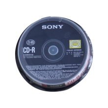 索尼CDR刻录光盘(10片装,颜色随机)