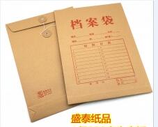 盛泰400克牛皮纸档案袋A级A400(10个/包,容纸量40mm)