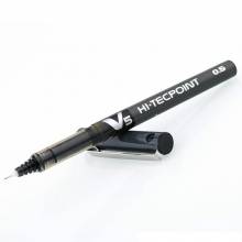 百乐BX-V5直液式中性笔走珠笔针管笔 0.5mm 黑色 12支装
