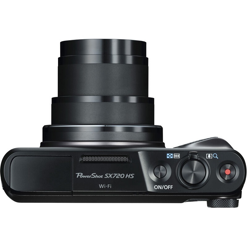 佳能（Canon）SX720 HS 数码相机 照相机 长焦机 黑色 （64G内存卡*1 备用电池*1 相机包*1）
