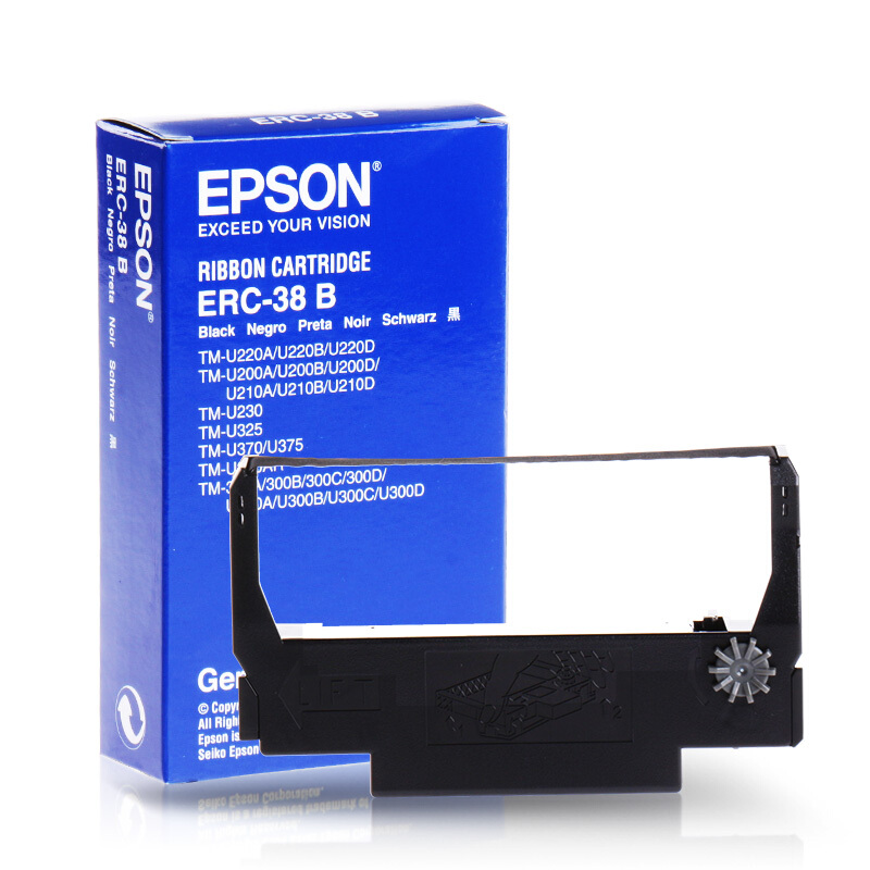 爱普生（EPSON）ERC38B微型打印机色带 (适用TM-U220/U288机型)