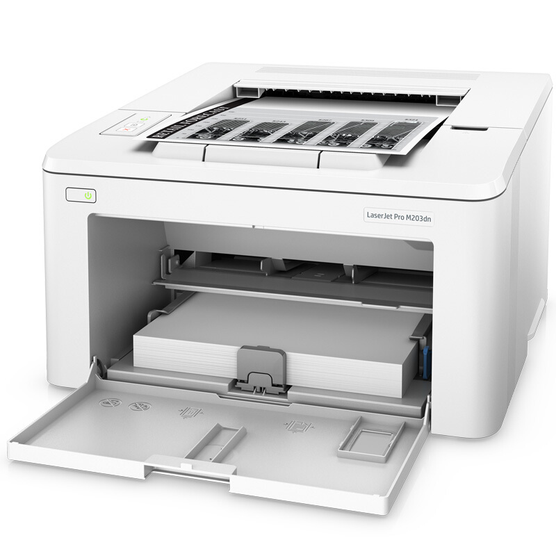 惠普LaserJet Pro M203dn打印机 A4黑白激光打印机 自动双面打印 有线/USB连接