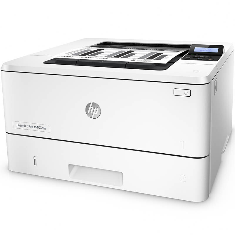 惠普打印机 A4幅面黑白激光打印机 LaserJet Pro M403dw黑白激光打印机 自动双面打印机+无线WIFI打印机 惠普A4幅面打印机