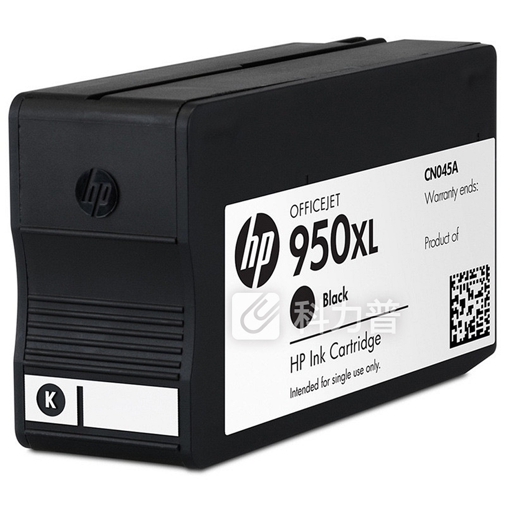 惠普CN045AA黑色墨盒 950XL系列 2300页打印量（适用惠普8610/8620）