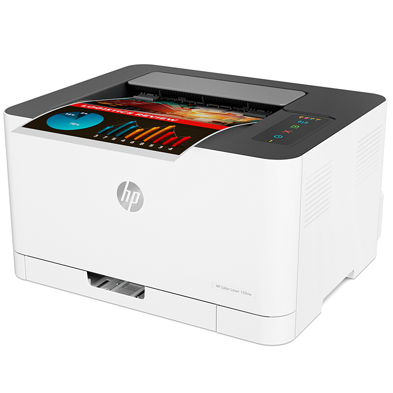惠普Color Laser 150nw打印机 A4彩色激光打印机 Wi-Fi/有线/USB连接