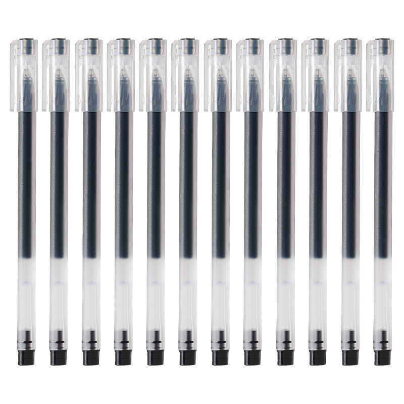 中性笔 齐心中性笔 齐心GP353中性笔/签字笔 0.5mm 黑色 12支装