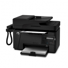 惠普LaserJet Pro MFP M128fp多功能一体机 A4黑白激光多功能一体机 打印复印扫描传真四合一 有线/USB连接