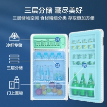 冰箱 美的冰箱 单门冰箱 节能冰箱 93升容量冰箱 美的BC-93MF冰箱