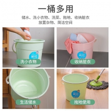 茶花水桶 大号塑料桶 手提水桶 大容量 颜色款式随机发货