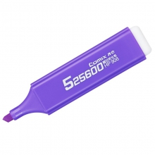 齐心荧光笔 齐心HP908荧光笔 持久醒目荧光笔 紫色 10支装